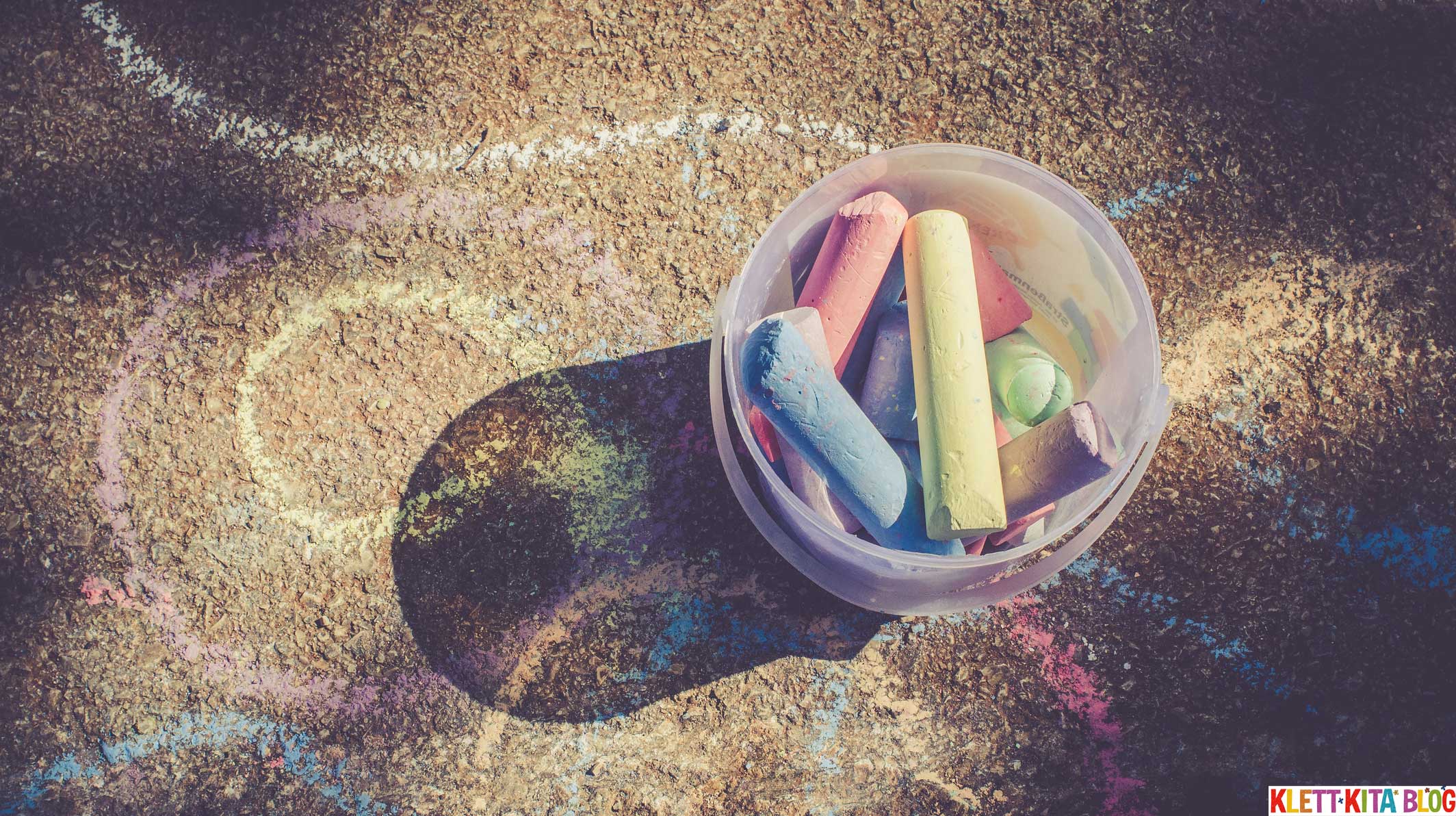 Diy Leuchtende Farben Mit Zuckerkreide Klett Kita Blog